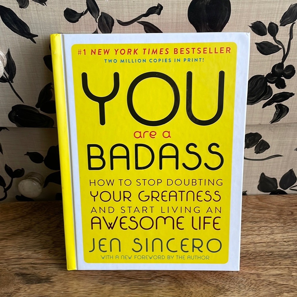 💛”YOU are a BADASS”  hard cover Book